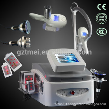 TM-908A professional cavitation+rf +lipo laser+cryolipolysis slimming machine